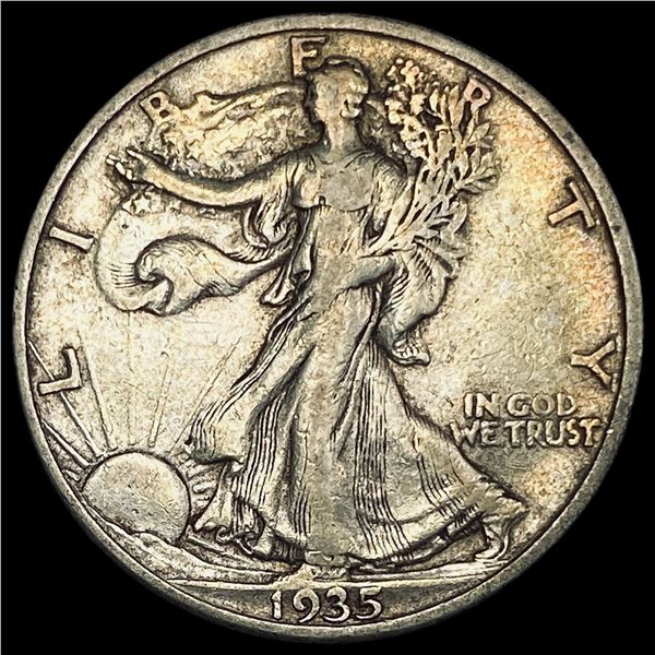 1935-S Walking Liberty Half Dollar NEARLY UNCIRCULATED