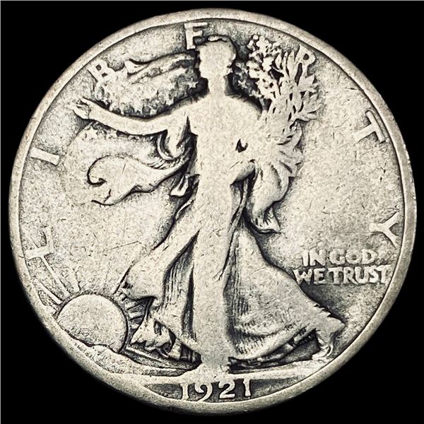 1921-D Walking Liberty Half Dollar NICELY CIRCULATED