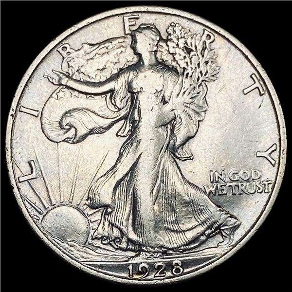 1928-S Walking Liberty Half Dollar NEARLY UNCIRCULATED