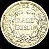 Image 2 : 1853 Arrowa Seated Liberty Half Dime CLOSELY UNCIRCULATED