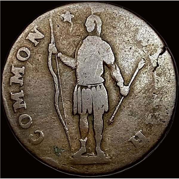 1788 Massachusetts Cent Copper NICELY CIRCULATED