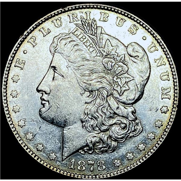 1878 8TF Silver Morgan Dollar CHOICE AU