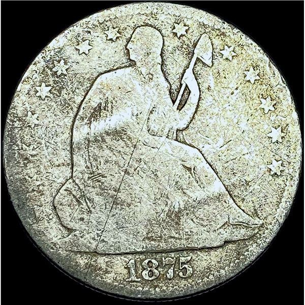 1875-S Seated Liberty Half Dollar SUPERB GEM BU