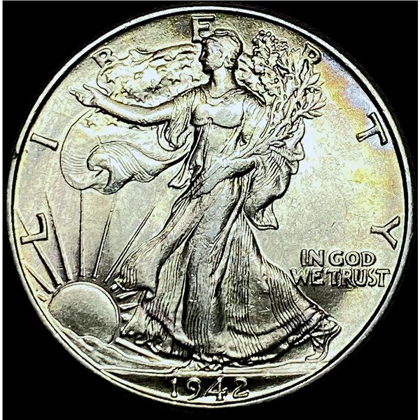 1942 Walking Liberty Half Dollar CHOICE BU