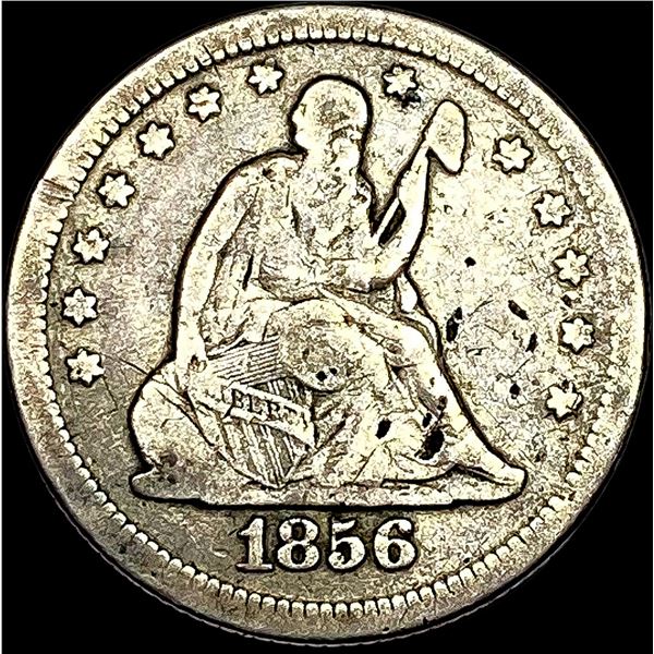 1856-S Seated Liberty Quarter LIGHTLY CIRCULATED