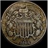 Image 1 : 1866 Two-Cent Piece LIGHTLY CIRCULATED