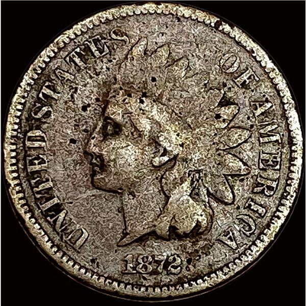 1872 Indian Head Cent NICELY CIRCULATED