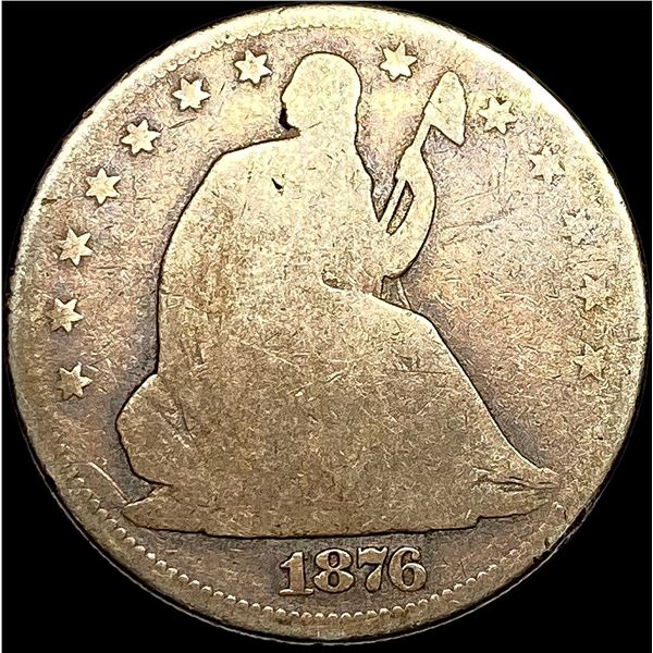 1876 Seated Liberty Half Dollar NICELY CIRCULATED