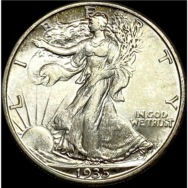 1935-S Silver Walking Liberty Half Dollar UNCIRCULATED
