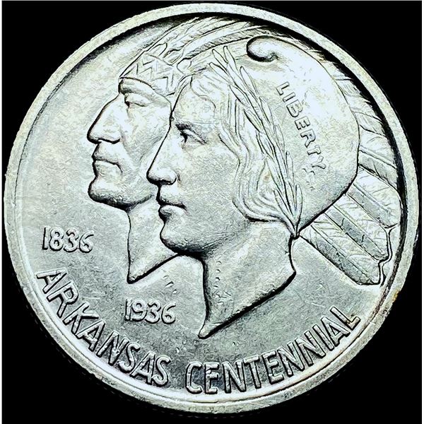 1936 Silver Arkansas Half Dollar CHOICE BU