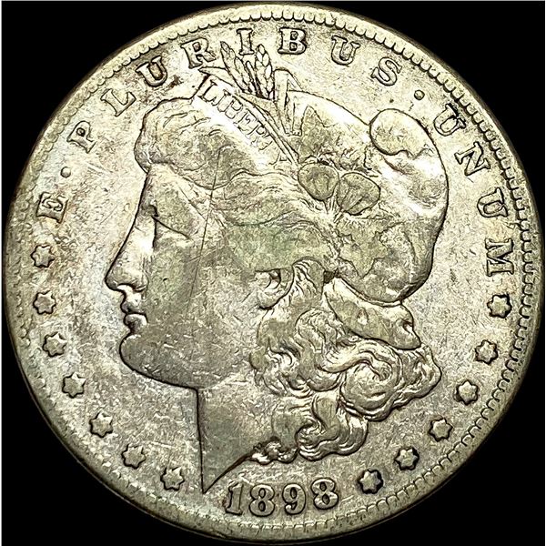 1898-S Silver Morgan Dollar LIGHTLY CIRCULATED