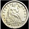 Image 1 : 1853 Arrows Seated Liberty Dime NEARLY UNCIRCULATED