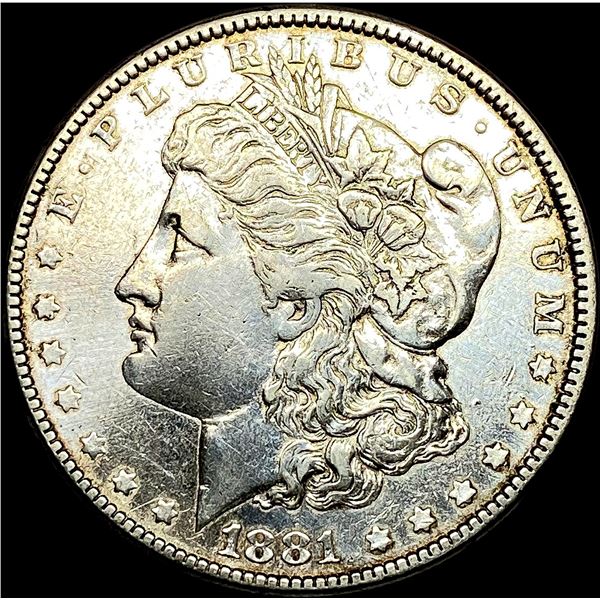 1881 Morgan Silver Dollar NEARLY UNCIRCULATED
