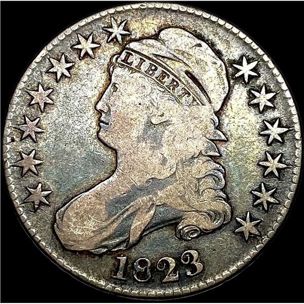 1823 Capped Bust Half Dollar NICELY CIRCULATED