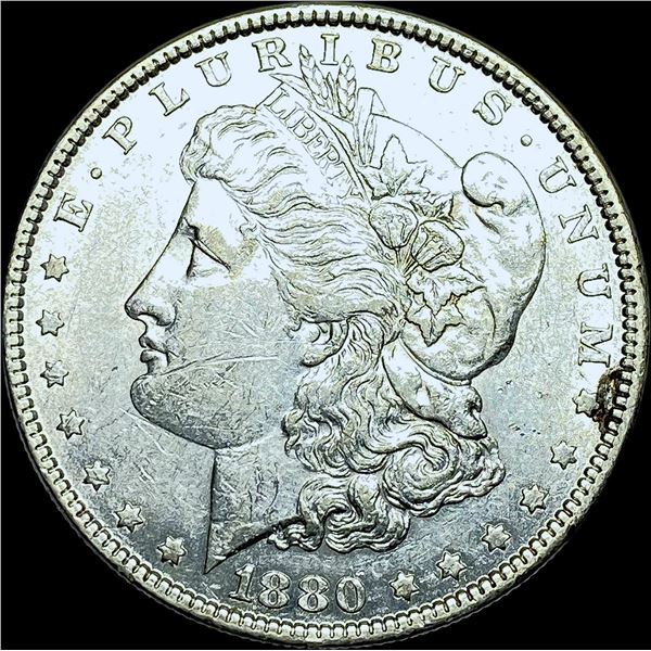 1880 Morgan Silver Dollar CHOICE AU