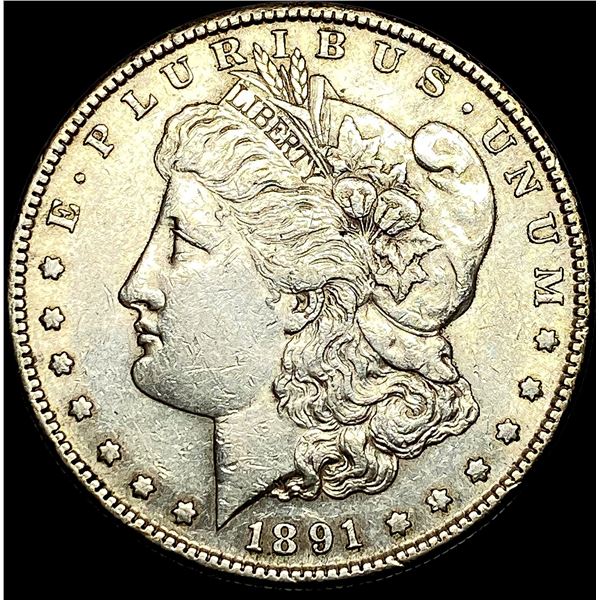 1891-S Silver Morgan Dollar CLOSELY UNCIRCULATED