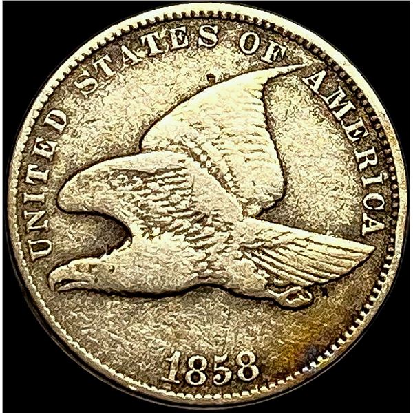 1858 Flying Eagle Cent NICELY CIRCULATED