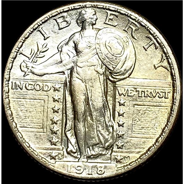 1918-S Standing Liberty Quarter CLOSELY UNCIRCULATED