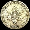 Image 1 : 1852 Silver Three-Cent Piece LIGHTLY CIRCULATED
