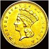 Image 1 : 1862 Gold $1 Indian Princess Type 3 UNCIRCULATED
