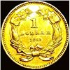 Image 2 : 1862 Gold $1 Indian Princess Type 3 UNCIRCULATED