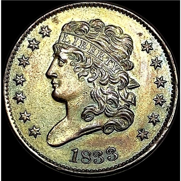 1833 Classic Head Half Cent UNCIRCULATED