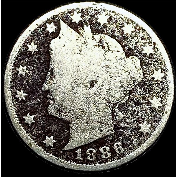 1886 Liberty Head Nickel NICELY CIRCULATED