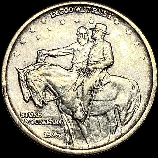 1925 Silver Stone Mountain Half Dollar HIGH GRADE