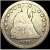 Image 1 : 1861 Seated Liberty Quarter NICELY CIRCULATED