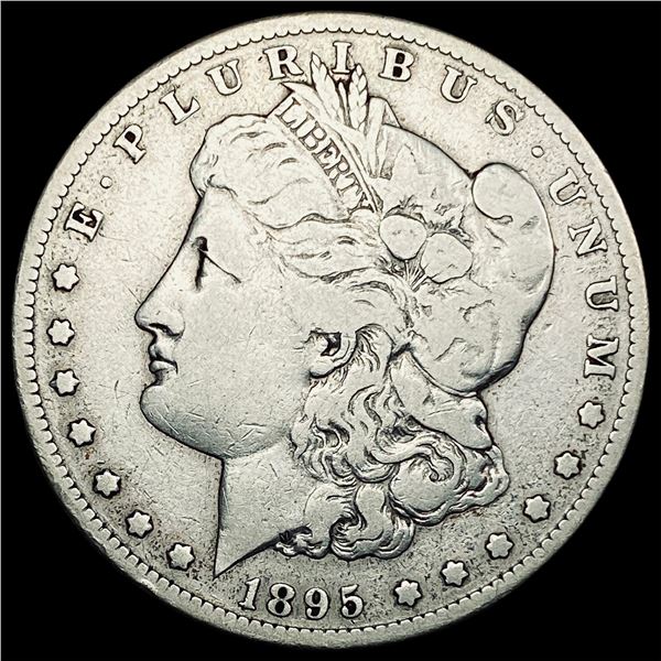 1895-S Silver Morgan Dollar ABOUT UNCIRCULATED