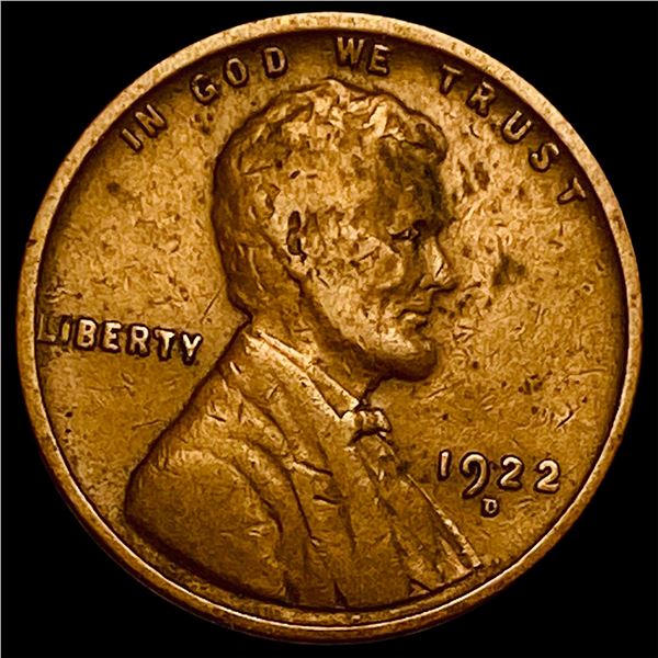 1922-D Lincoln Wheat Cent LIGHTLY CIRCULATED