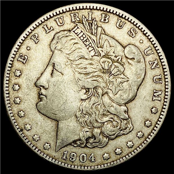 1904 Morgan Silver Dollar NEARLY UNCIRCULATED