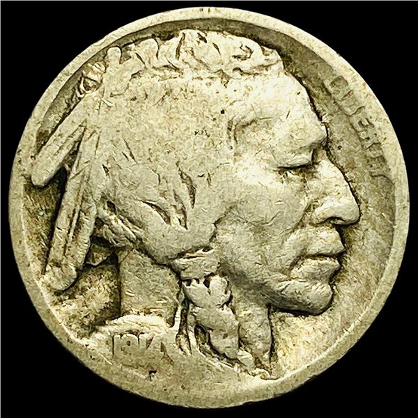 1914-D Buffalo Nickel NICELY CIRCULATED