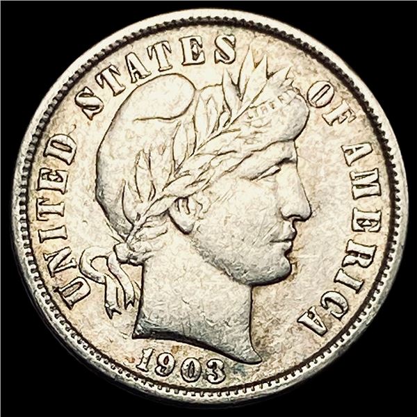 1903-O Silver Barber Dime CLOSELY UNCIRCULATED