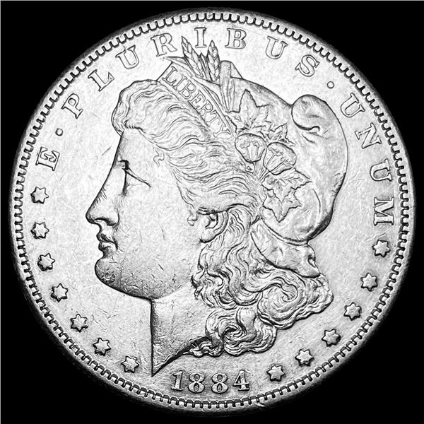 1884-S Silver Morgan Dollar CLOSELY UNCIRCULATED