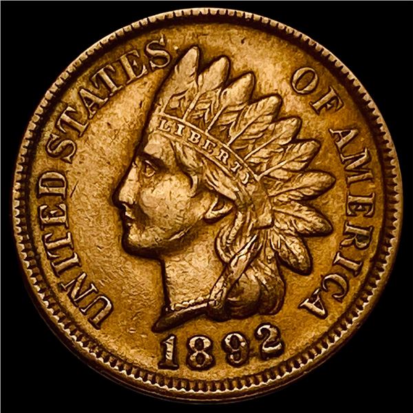 1892 Indian Head Cent CLOSELY UNCIRCULATED