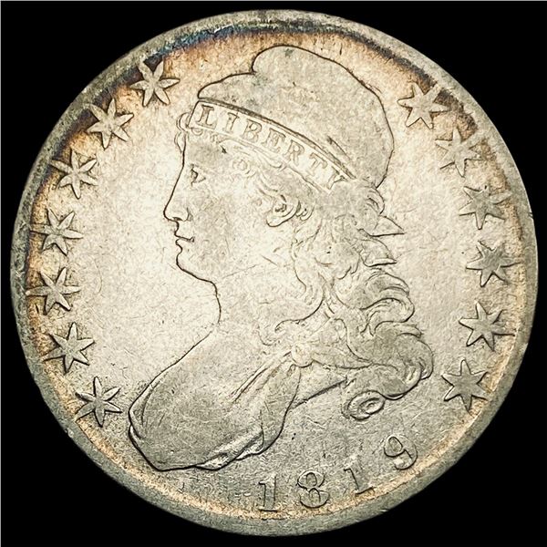 1819 Capped Bust Half Dollar LIGHTLY CIRCULATED