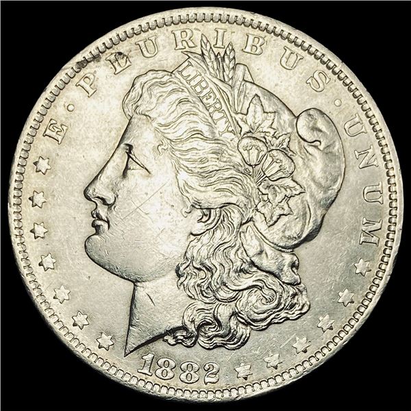 1882-O Morgan Silver Dollar CHOICE AU
