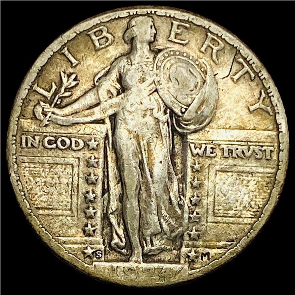1924-S Standing Liberty Quarter ABOUT UNCIRCULATED