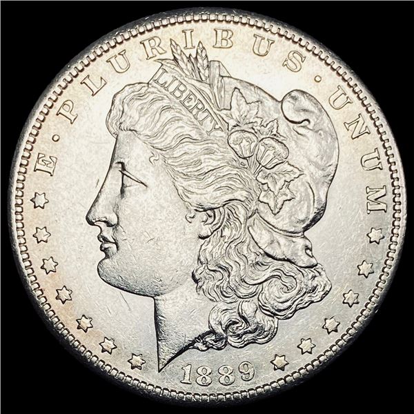 1889-S Silver Morgan Dollar CHOICE AU