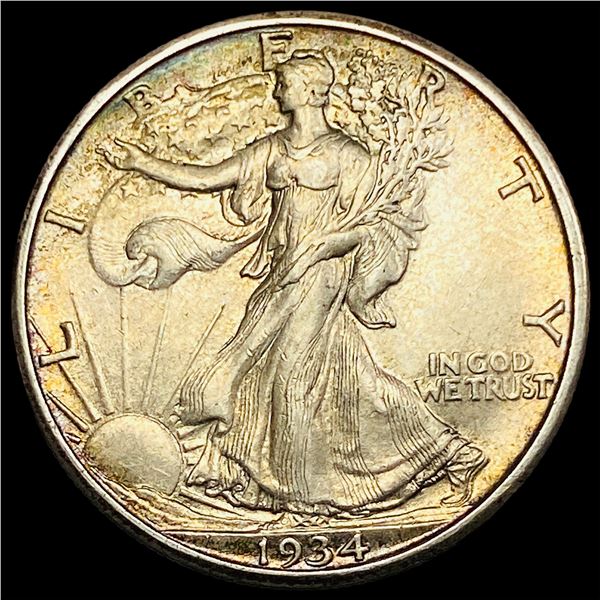 1934-S Walking Liberty Half Dollar CHOICE AU