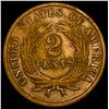 Image 2 : 1865 Two-Cent Piece ABOUT UNCIRCULATED