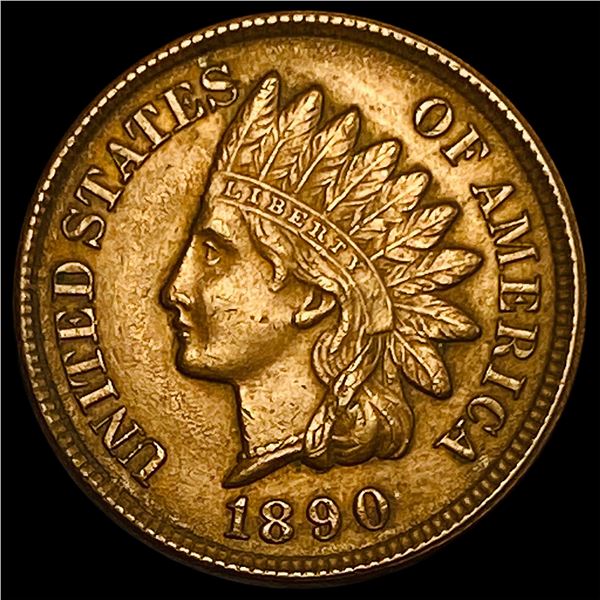 1890 Indian Head Cent CLOSELY UNCIRCULATED