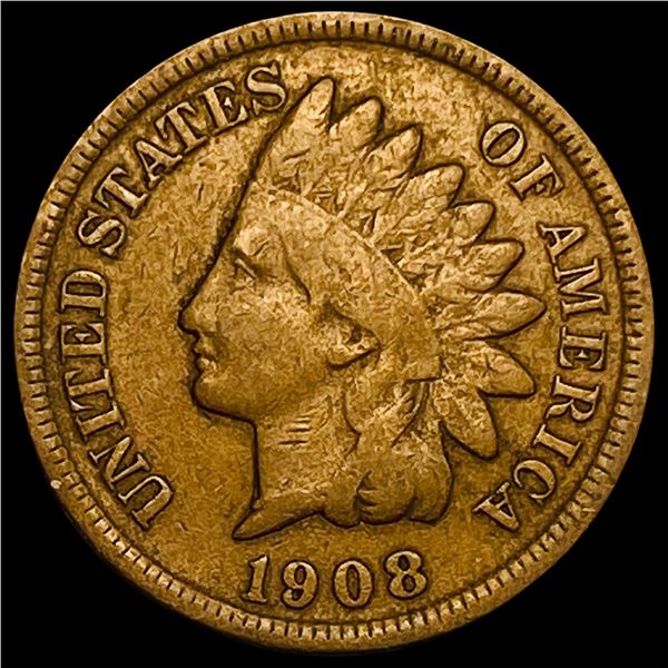 1908-S Indian Head Cent ABOUT UNCIRCULATED