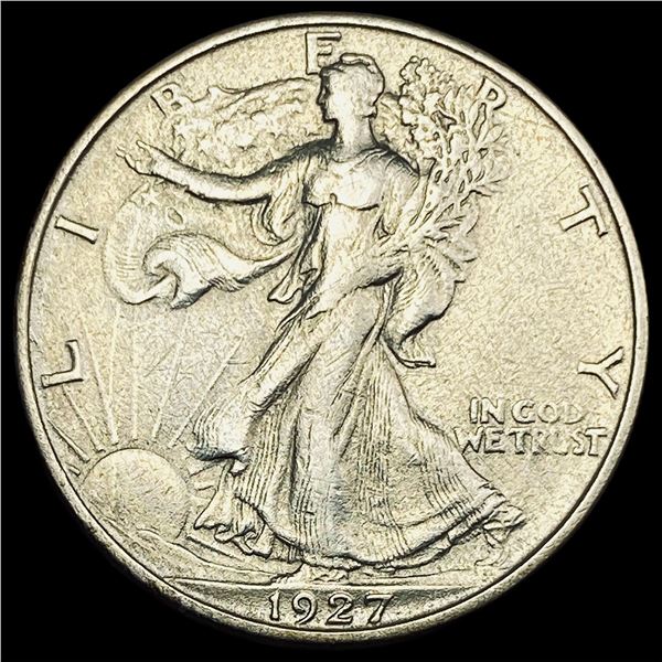 1927-S Walking Liberty Half Dollar NEARLY UNCIRCULATED