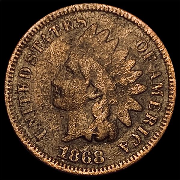 1868 Indian Head Cent LIGHTLY CIRCULATED
