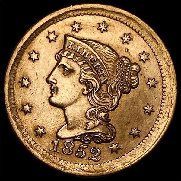 1852 Braided Hair Large Cent UNCIRCULATED