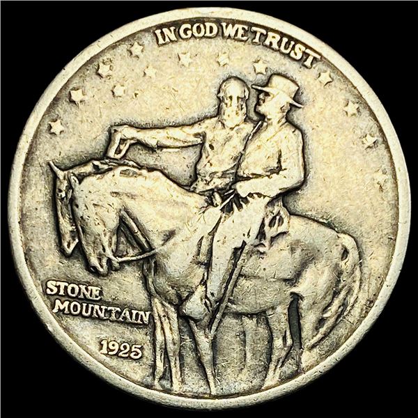 1925 Stone Mountain Half Dollar ABOUT UNCIRCULATED