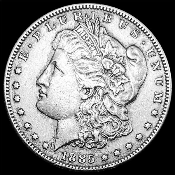 1885-S Silver Morgan Dollar CHOICE AU
