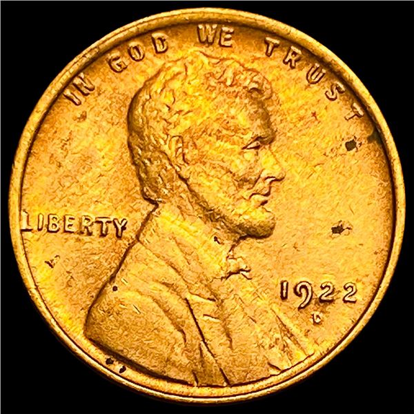 1922-D Lincoln Wheat Cent CLOSELY UNCIRCULATED